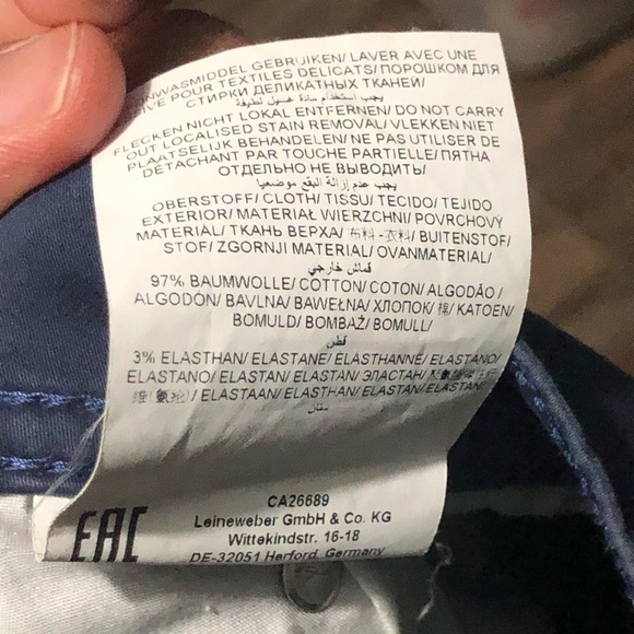 Brax Pants Mens 40x34 Cooper Fancy Flat Front Chino Regular Fit Straight Leg - Picture 5 of 8